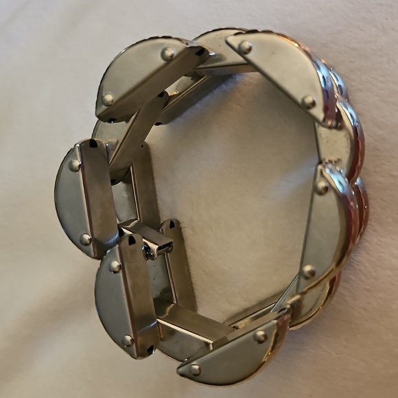 Antique 1920s-1930s Art Deco Machine Age Tech Unisex Bracelet - Picture 4 of 9